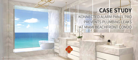 Case Study: Konnected Alarm Panel Pro Provides Water Leak Monitoring in Miami Area High-Rise