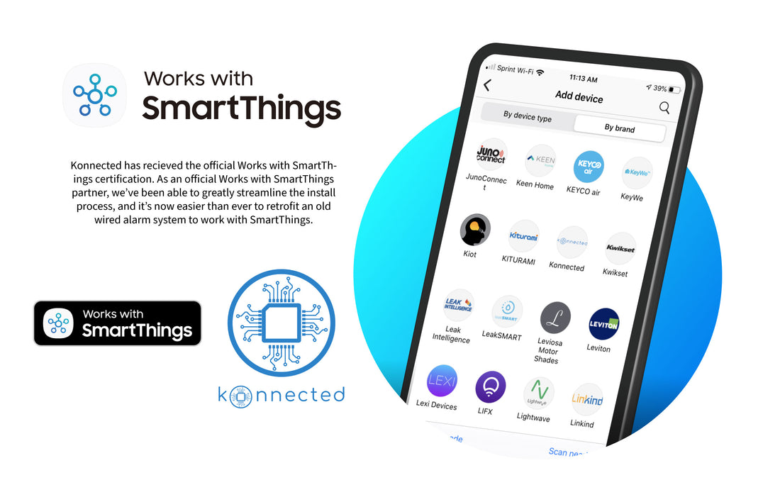 Konnected Earns Official Works With SmartThings Certification
