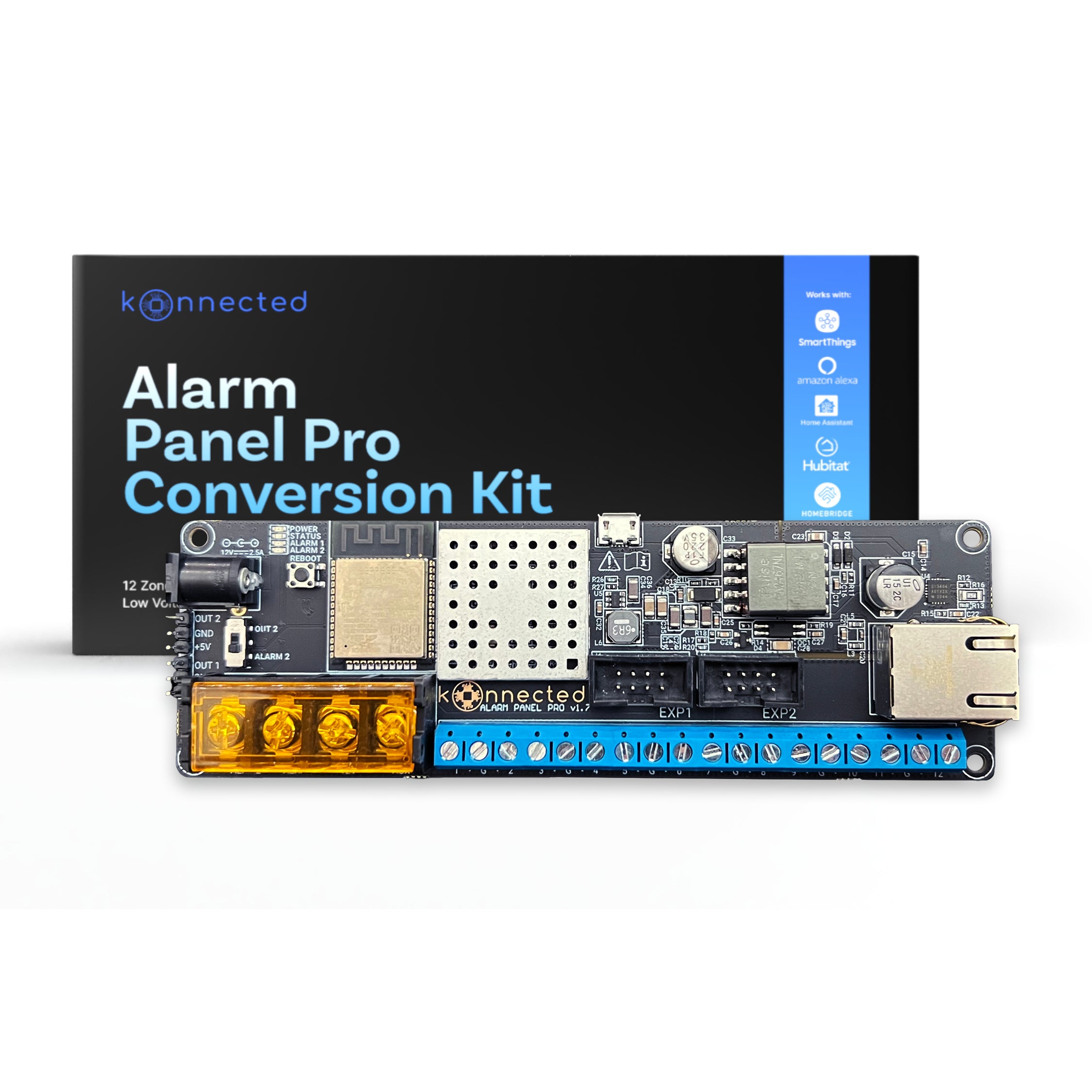 Konnected Alarm Panel connects a wired alarm system to your smart home ...