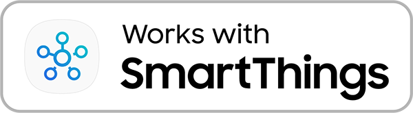 Works with SmartThings and SmartThings Home Monitor