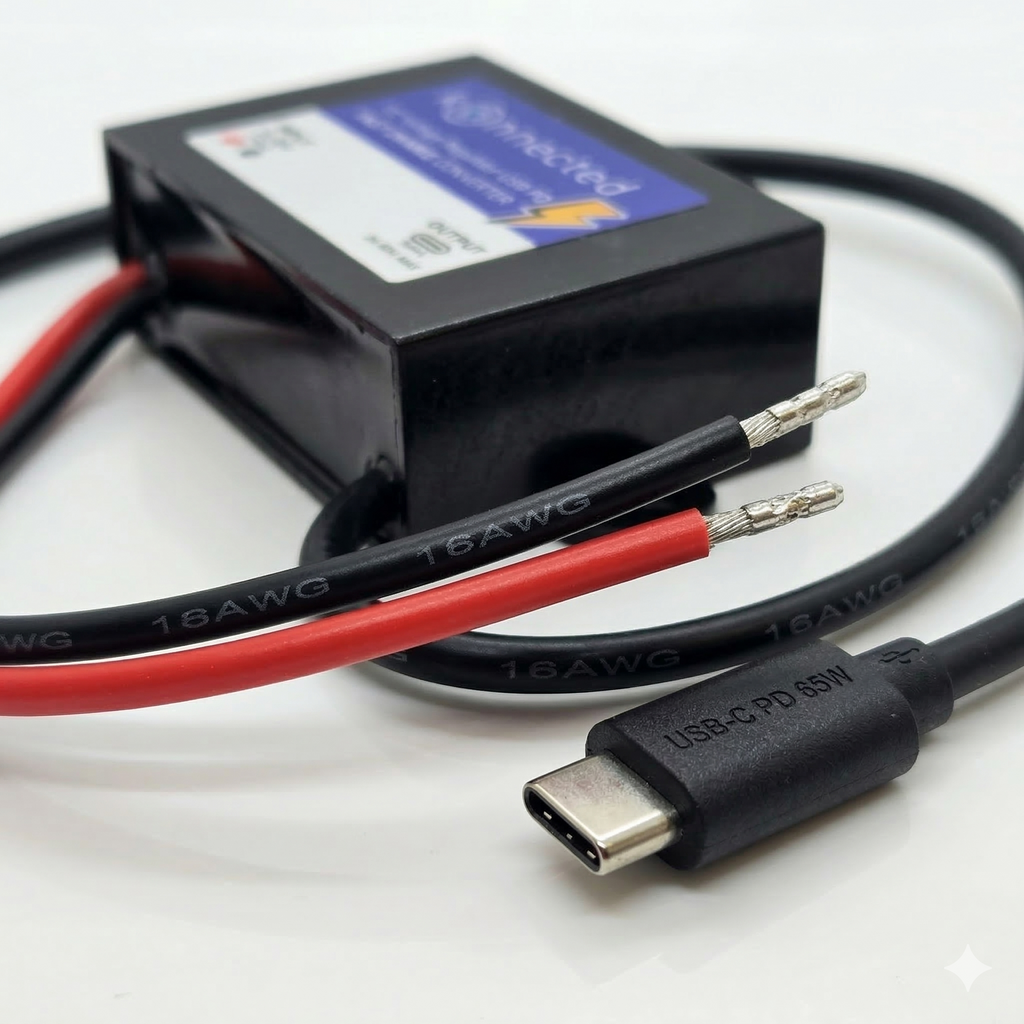 DC to USB-C Power Delivery (USB-PD) Fast Charging Converter