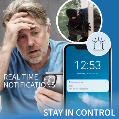 real time notifications home security